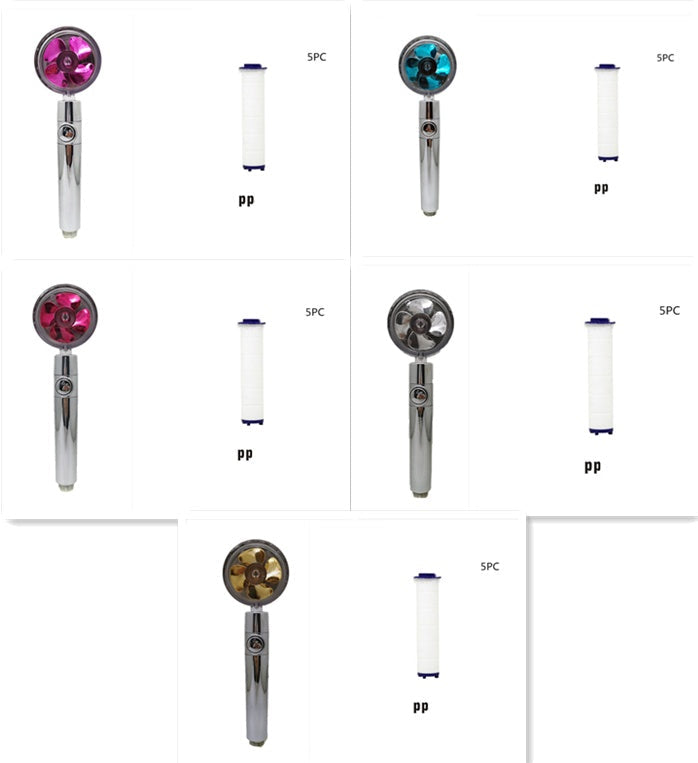 360 Rotating Water Saving Shower Head