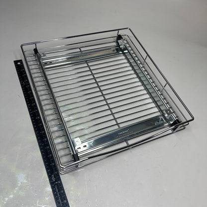 LYNK Easy Mount Professional Roll Out Cabinet Organizer 17"x18" Chrome 401718WB
