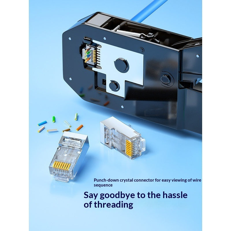Category 6 Gigabit Shielded RJ45 Plug Network Connector