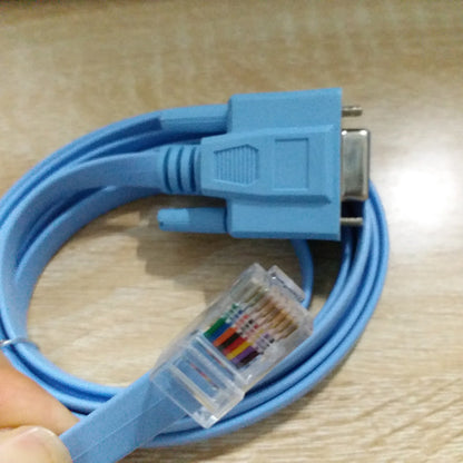 Network Cable Crystal Head To COM Nine-pin Router Configuration Line