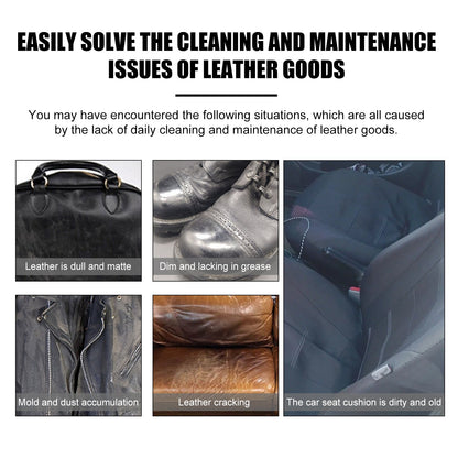 Leather Protection Oil, Leather Sofa Leather Bag Leather Jacket Decontamination Maintenance Refurbished Polish Care Oil