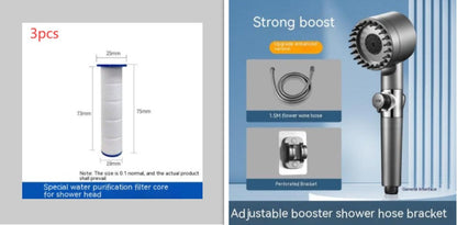Adjustable Supercharged Shower Head