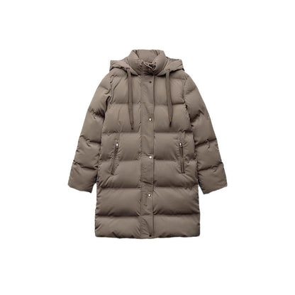 Cotton Jacket Hooded Slim Fit Slimming And Warm Long Bread Coat