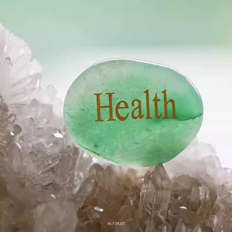 Natural Palm Stone Mineral Power Stone Crystal Agate