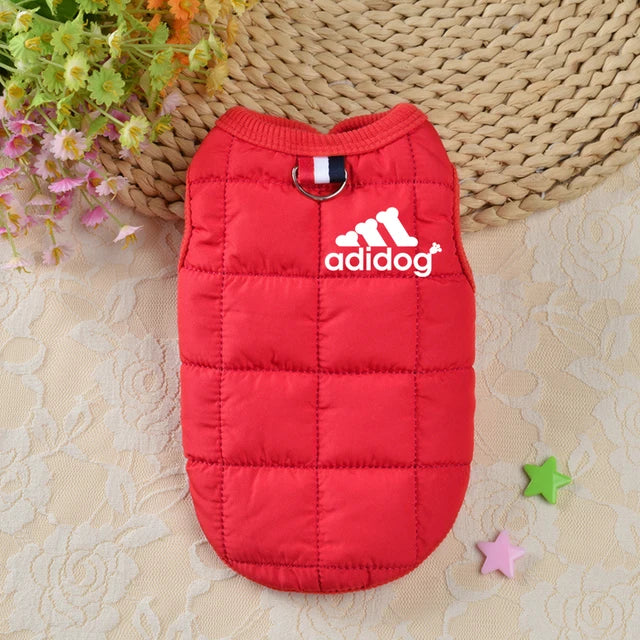 Pet clothing winter thickened dog clothes autumn and winter new cotton-padded jacket vest multi-color waterproof warm