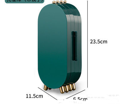 Jewelry storage box, earrings, necklaces, bracelets, jewelry boxes, household multifunctional foldable portable display racks