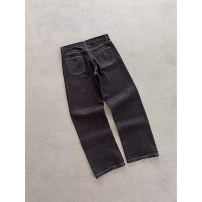 Summer New Versatile Washed Denim Jeans For Boys