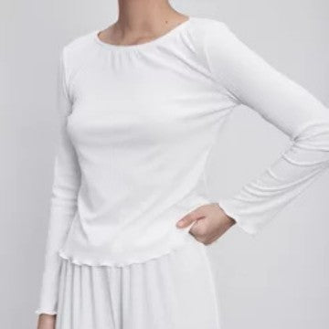 Womens Long-sleeve Top And Pants Set