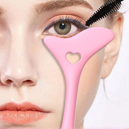 Silicone Eyeliner Stencil Wing Tip Mascara Drawing Lipstick Aid Face Cream Applicator For Beginners Makeup Tool Eyeliner Stencils Silicone Winged Tip Eyeliner Aid Eyebrow Pencil Stencil Reusable