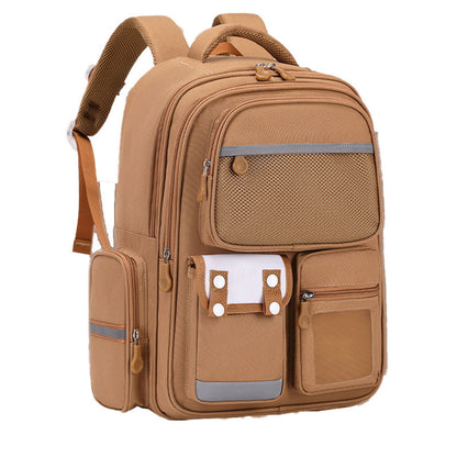 Cartoon Water Dolphin Kapibala Elementary School Backpack