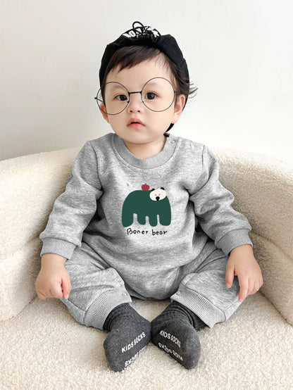 High Quality Family Friendly Autumn Sweatshirts Baby Onesies For Three
