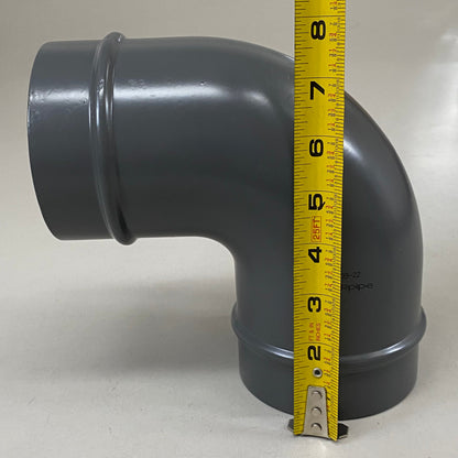 AIRPIPE Equal 90 Degree Full-Volume Flow Elbow Black 30203080001