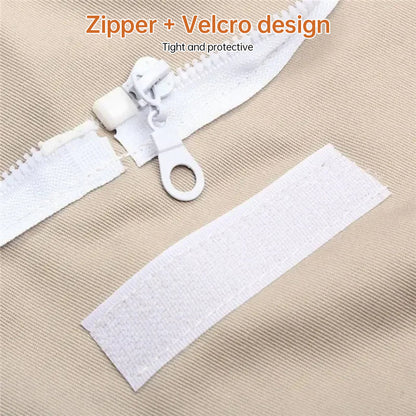 1 Set of Professional Ventilated Full - Body Beekeeping Suit with Gloves