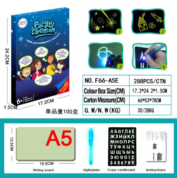Draw With Light Fun  Glowing Paint Glow Light Tablet Draw With Light Fun And Developing Toy