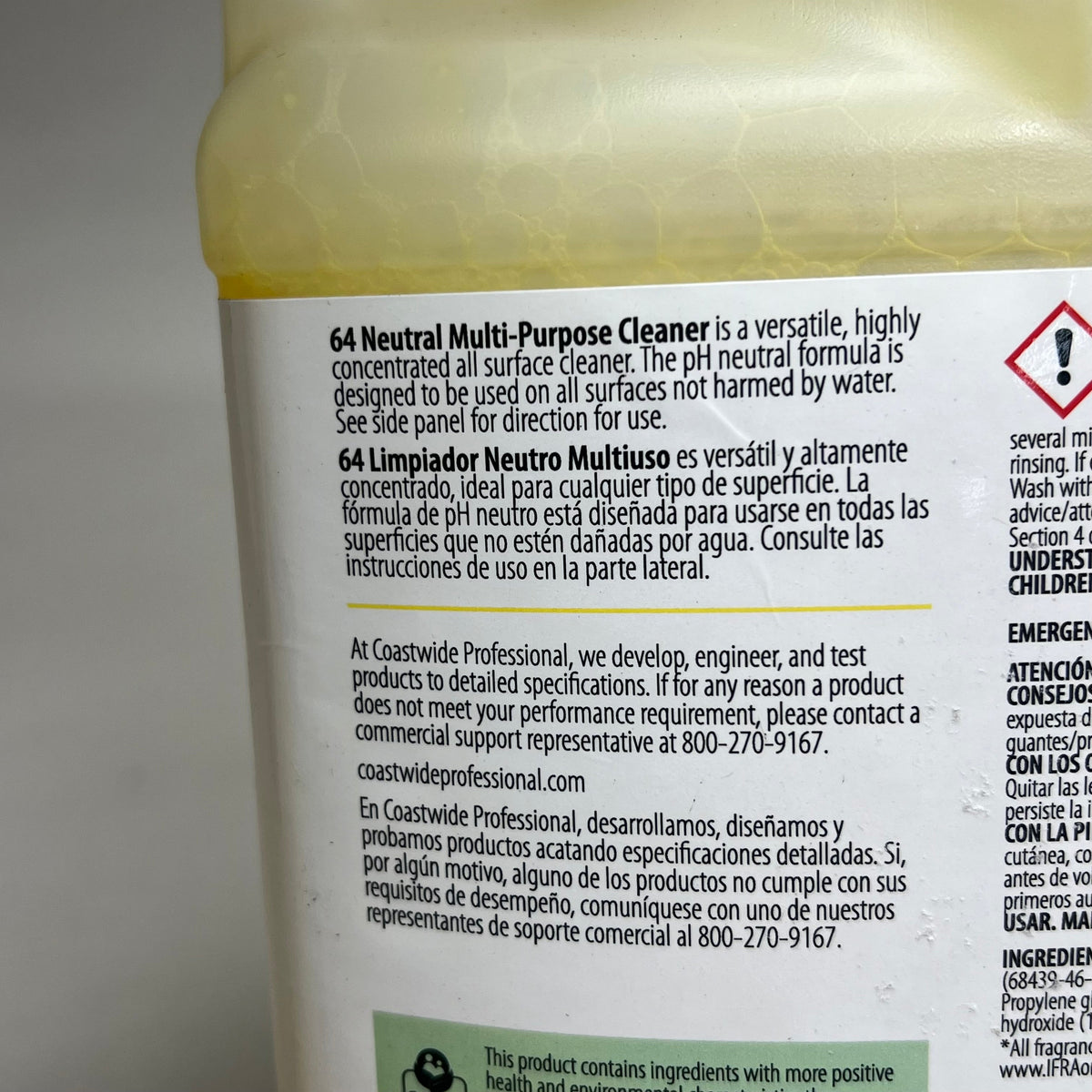 COASTWIDE (2 Pack) All Purpose Neutral Cleaner 6.5L Yellow
