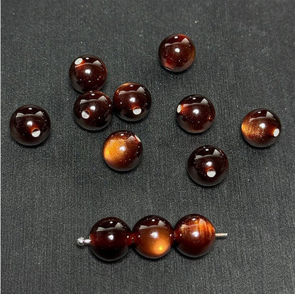 Resin Beads Cat Eye Round Beads Ornament