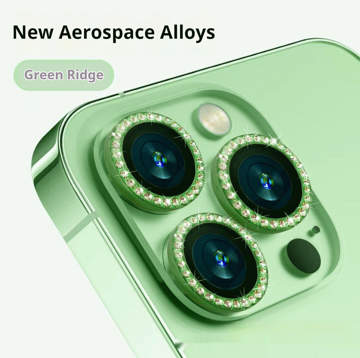 Rhinestone Lens Protector For Mobile Phones