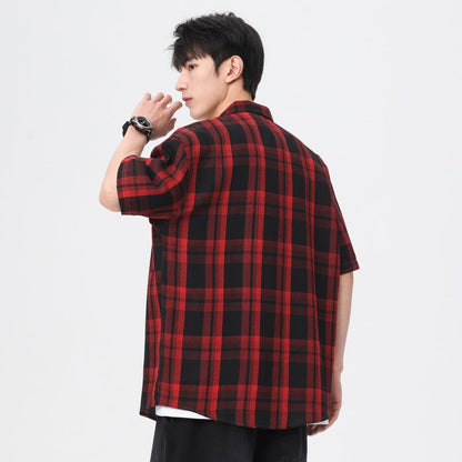 Men's Summer Japanese-style Casual Short-sleeve Shirt