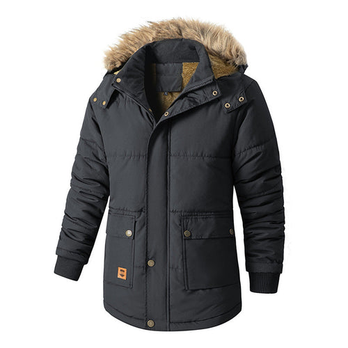 Hooded Padded And Insulated Coat