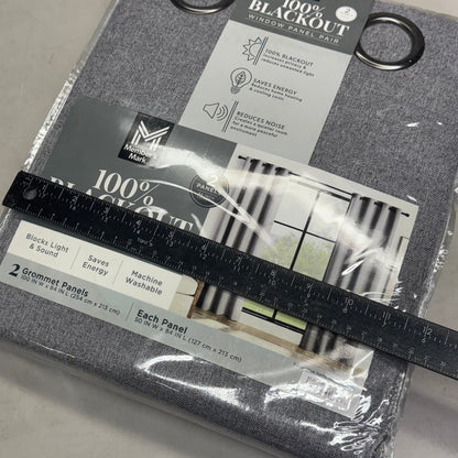 MEMBER'S MARK Window Panel Pair 100" W x 84" L, Dark Grey
