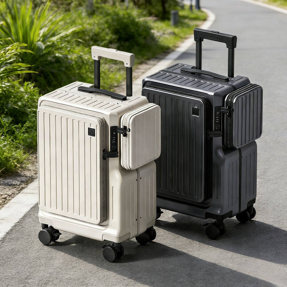 Front-opening 20-inch Carry-on Suitcase
