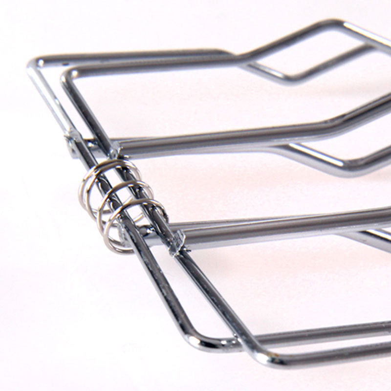 Outdoor Grilling Tools Wooden Handle Clip Rack
