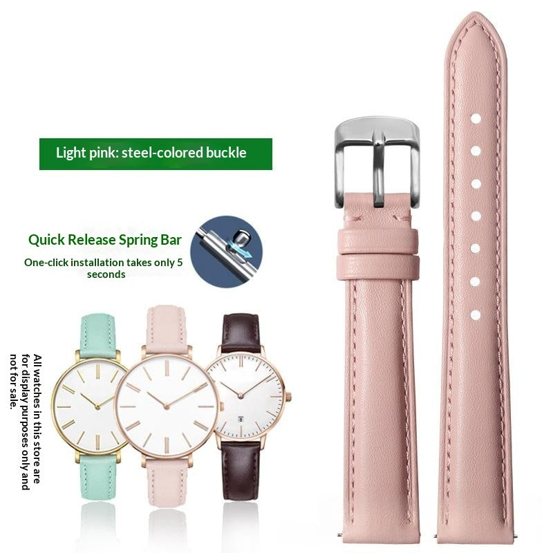Full-grain Plain-weave Cowhide Compatible With Straps From Multiple Brands
