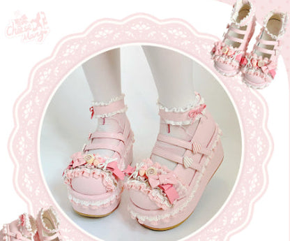 Round Head Platform Shoes Women
