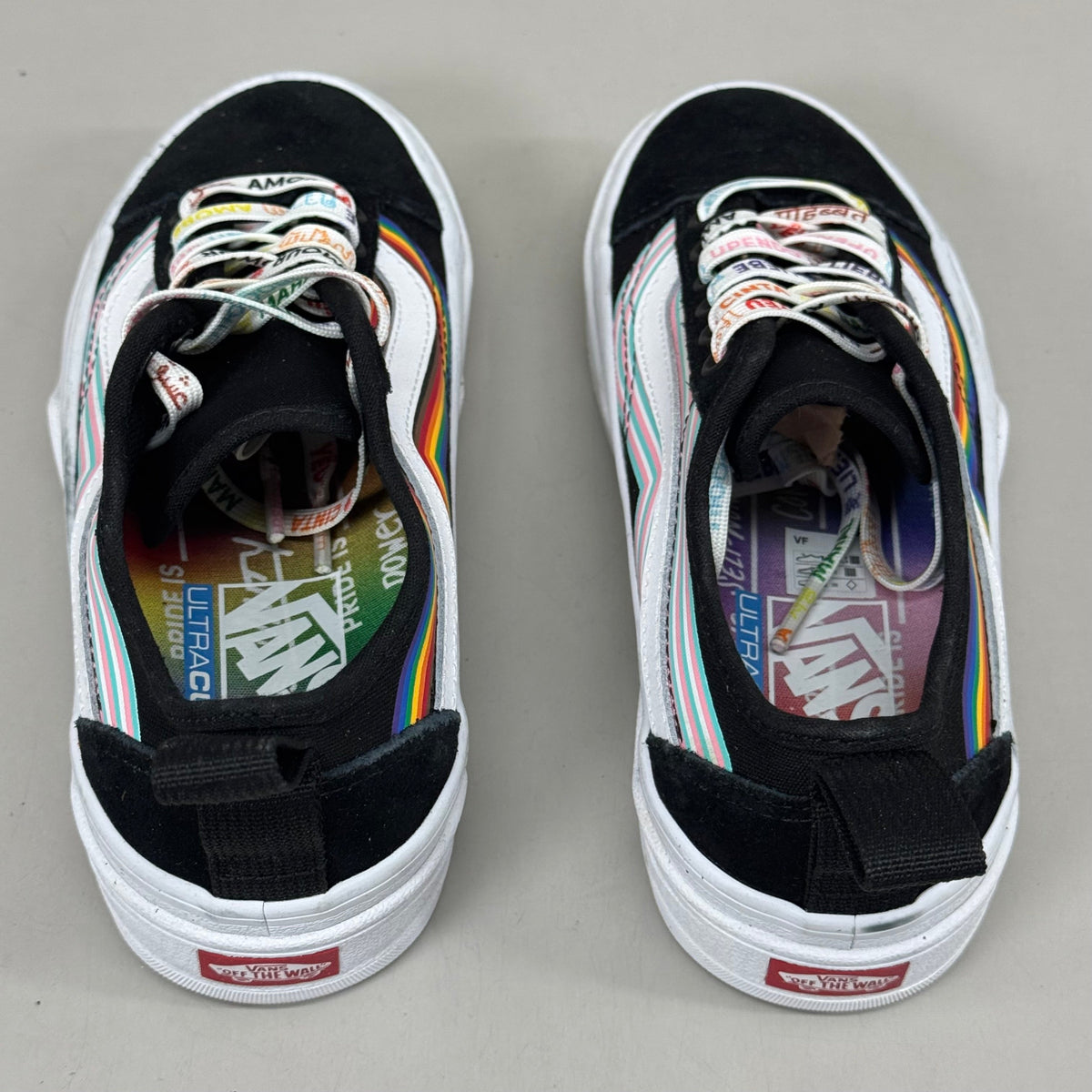 VANS Old Skool Sentry WC Pride Sneaker Women's 5.0 Men's 3.5 Rainbow/Black/White