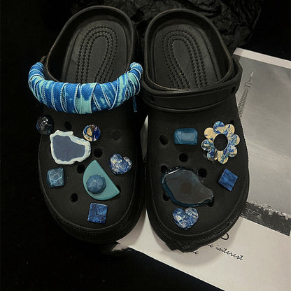 Decorative DIY Shoe Flower Buckle Accessories