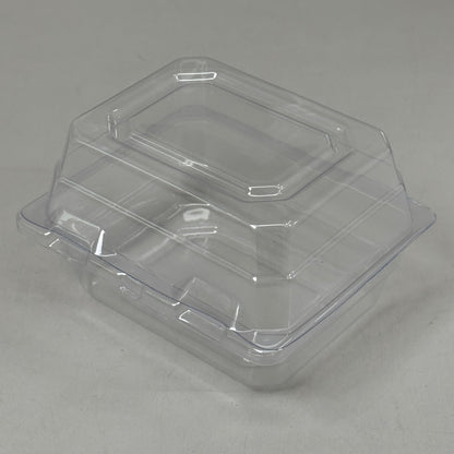 Boutonniere & Corsage Clear Plastic Box (50 Count) 4" x 3" x 3"