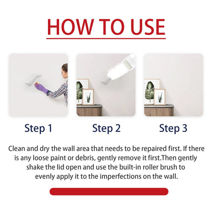 Wall Repair Compound, Household Wall Leak Cracks Nail Eye Waterproof And Mildew Wall Renovation Repair Cream