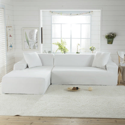 Solid color sofa cover, elastic tight package, full cover, fabric sofa cover, sofa cushion, sofa cover