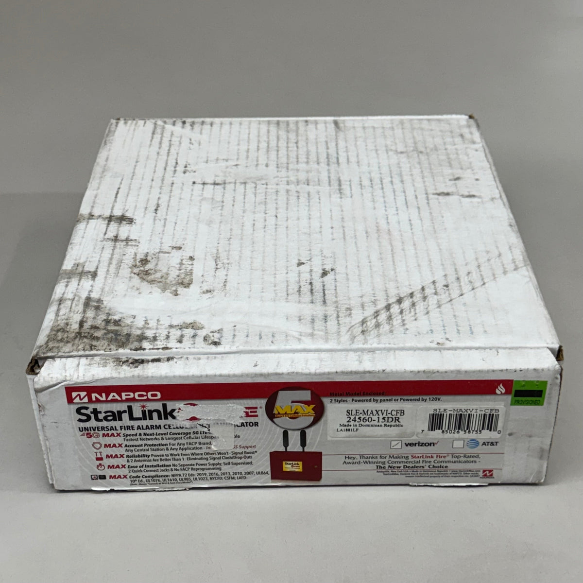 NAPCO Universal Alarm Cellular Communicator in Metal Box Verizon SLE-MAXVI-CFB