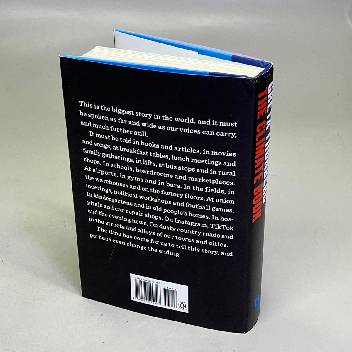 THE CLIMATE BOOK  Climatology The Facts & Solutions By Greta Thunberg Hardback