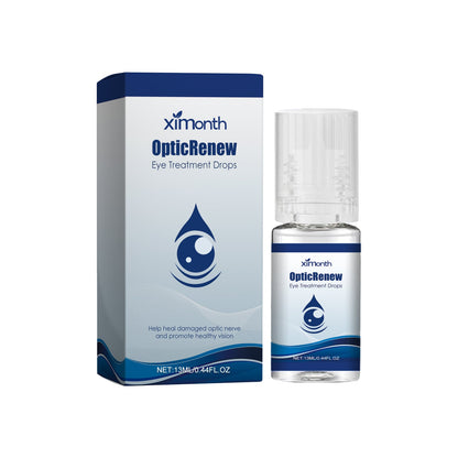 Optic Renew Eye Treatment Drops, Relieves Redness Eyestrain Dry Vision Blurry Eye Care Solution