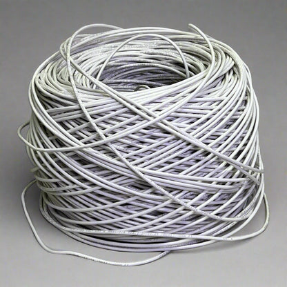 HUBBELL UTP Cable 23 AWG 4 Pair CMP Plenum 1000 ft, White HC6RPEW