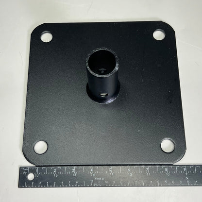 FLEXPOST Standard Flexible Sign Post with Mounting Hardware Sz 9”x9” Black