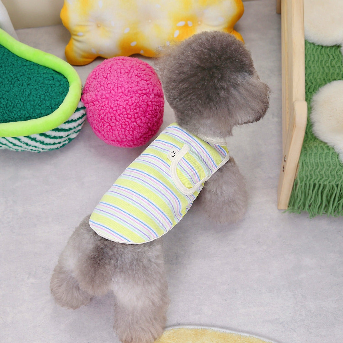 Teddy Schnauzer Pocket Tank Top