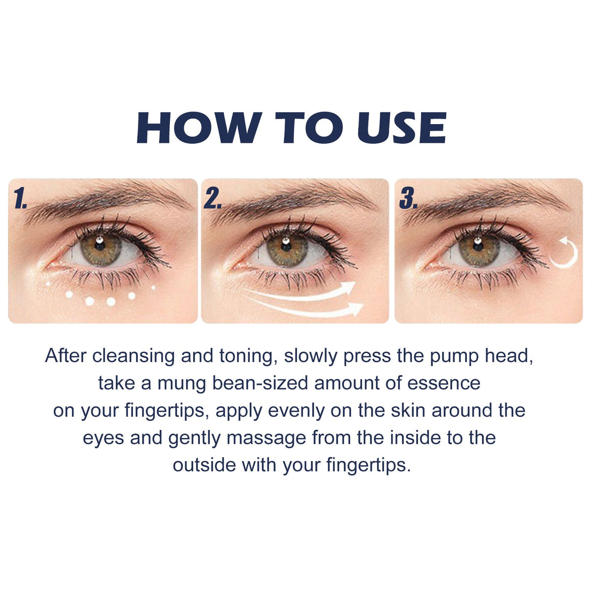 Eye Repair Essence Moisturizes, Hydrates And Lightened Eye Lines, Strengthens, Lifts And Smooths Fine Lines