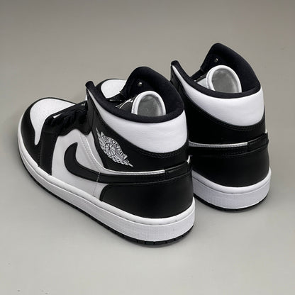 NIKE AIR JORDAN 1 Mid Panda Shoe Women's Sz 8.5 Black / White DV0991-101 (New)