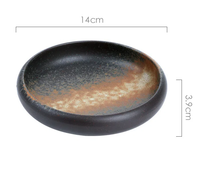 Creative retro ceramic plates plates dishes sushi plates tableware snack plates