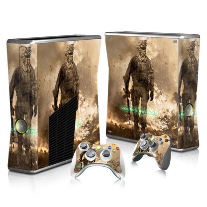 Xbox 360 Slim Full Body Color Membrane Stickers with Scratch-Resistant Protection