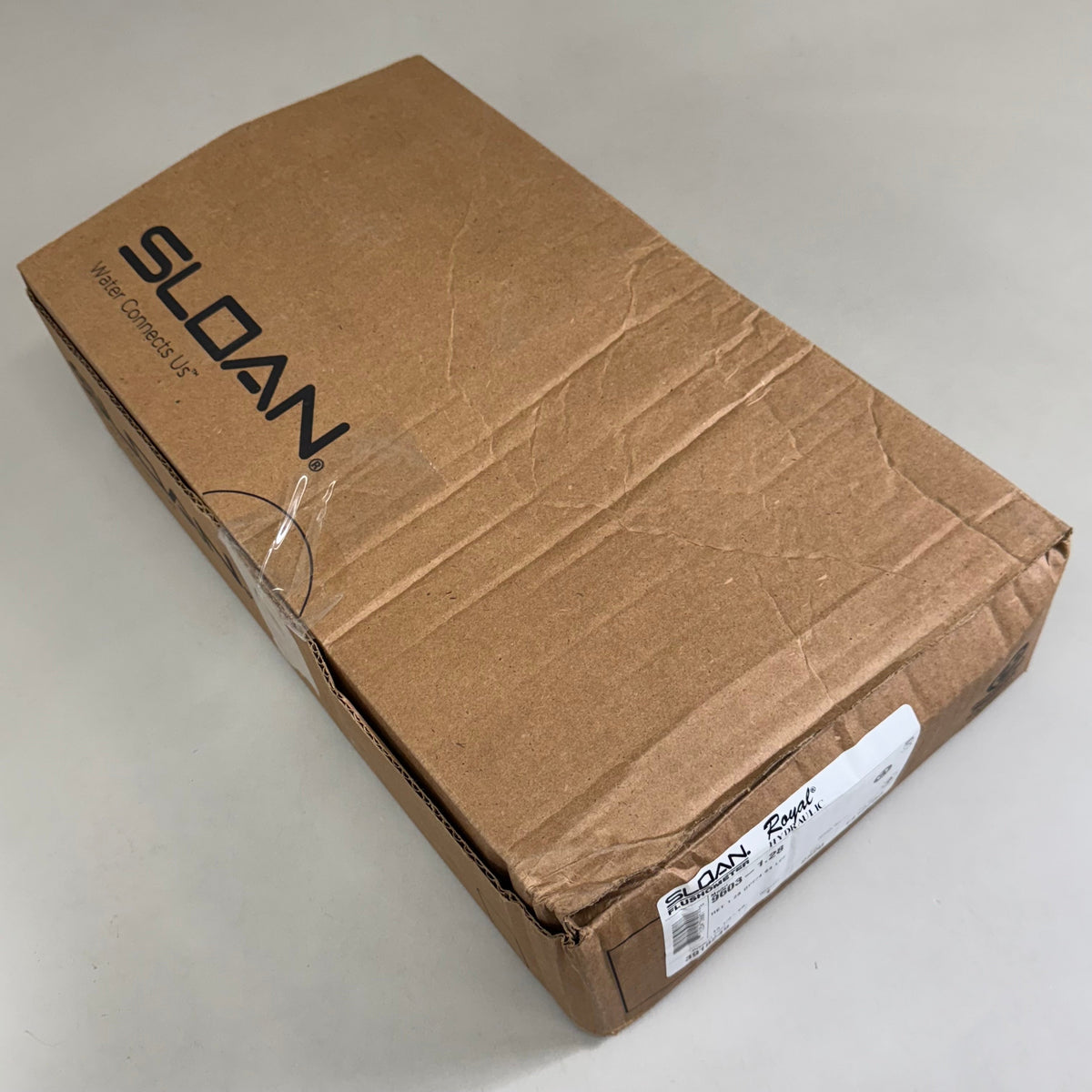 SLOAN Single-Flush Manual Concealed Flushometer Gold 9603-1.28 (New Other- (Distressed Packaging))