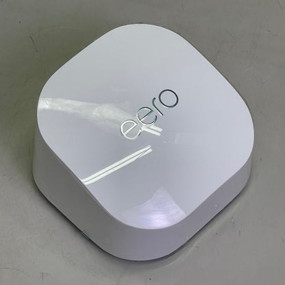 AMAZON Eero 6+ Mesh Wifi Router 1 Gigabit, 75+ devices, 1500 sq ft White R010001 (New Other)