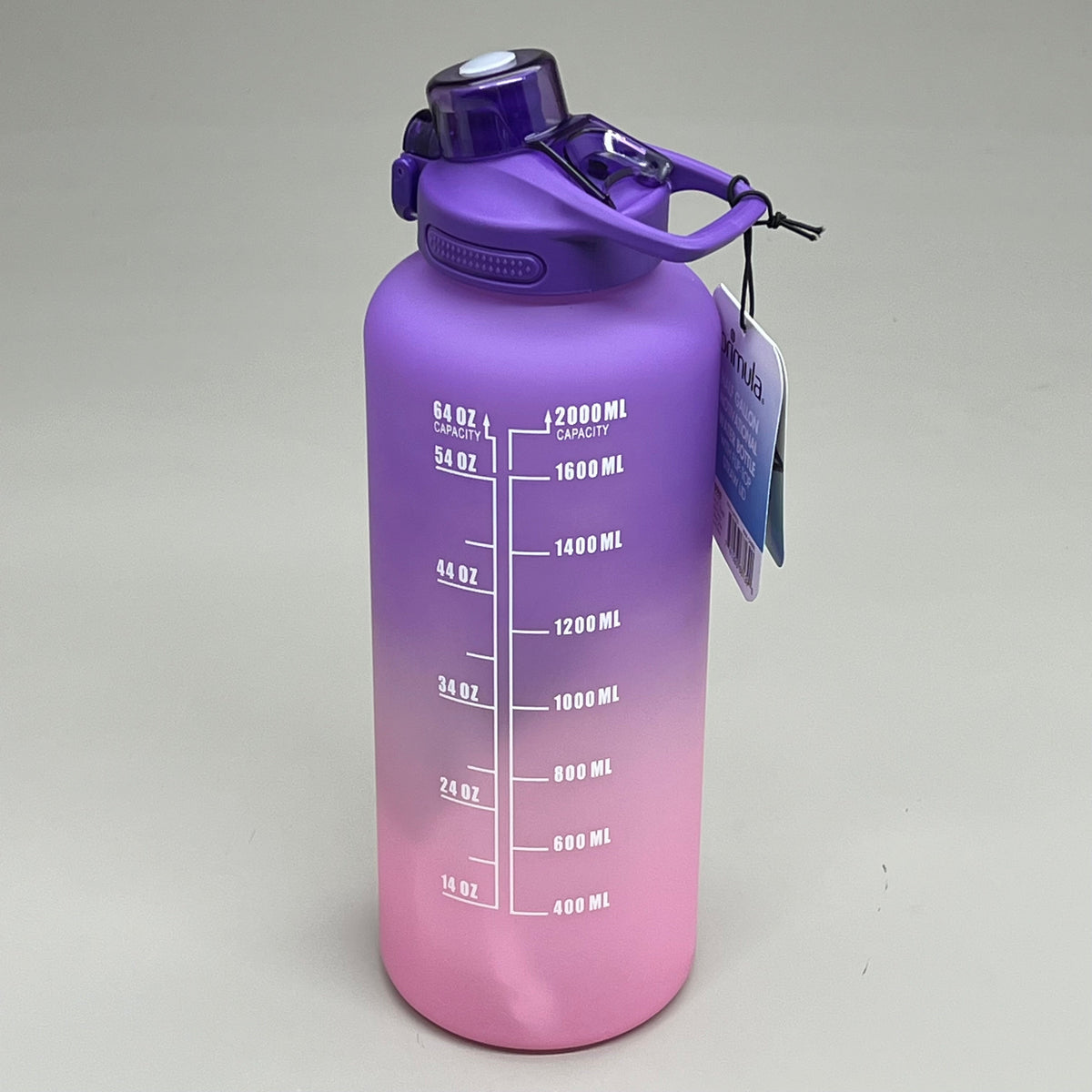 EPOCA (2 PACK) Primula Motivational Water Bottle Pink Ombre 64oz PHKH-64BL02