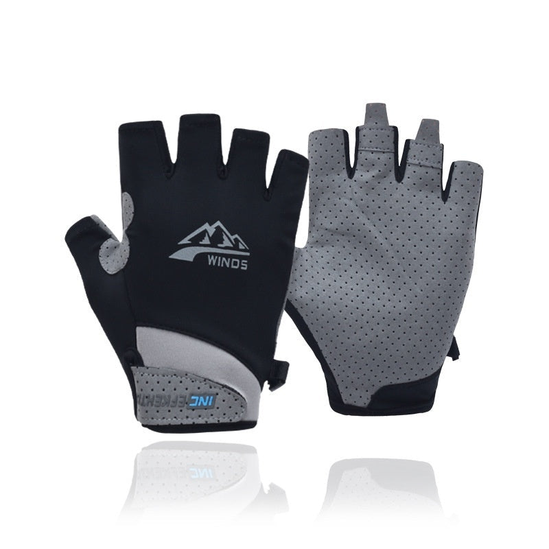 Fitness Cycling Half Finger Touch Screen Gloves