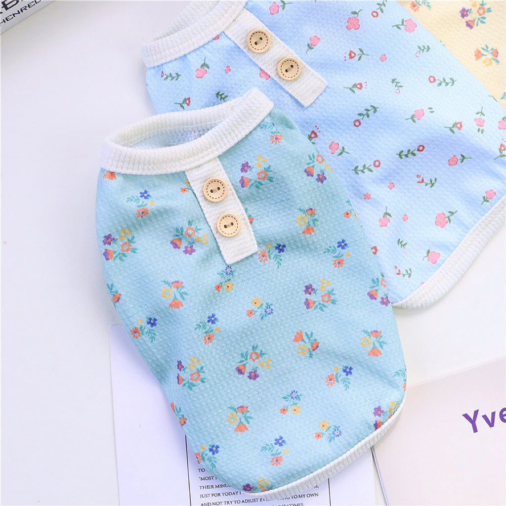 Pet Dog Summer Four-legged Homewear Pajamas