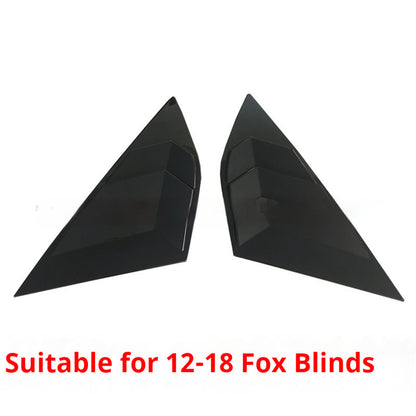 Decoration Of Triangular Window Behind Blinds