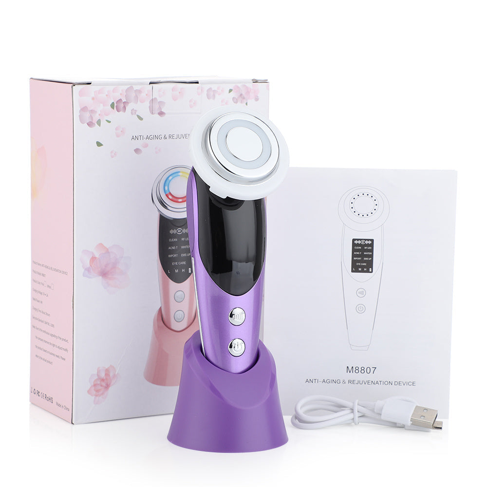 7-in-1 Facial Massager EMS LED Skin Care Device